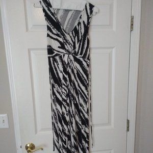 Black and White Maxi Dress
